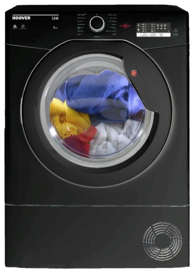 Hoover HLC8LGB Condenser Tumble Dryer - Black.